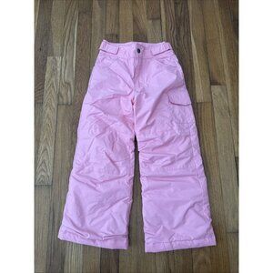 Columbia Snow Pants Girls Pink Grow System Ski Snowboard adjustable Size XS